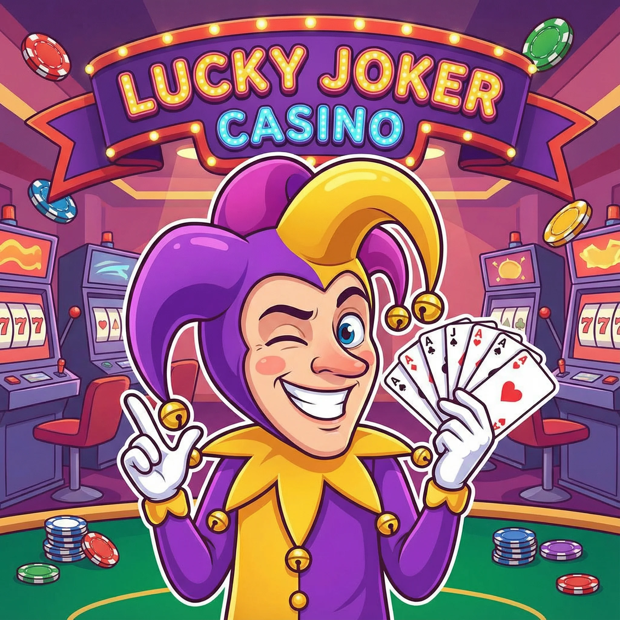 Mascote Joker do abcbet - Diversão e Sorte